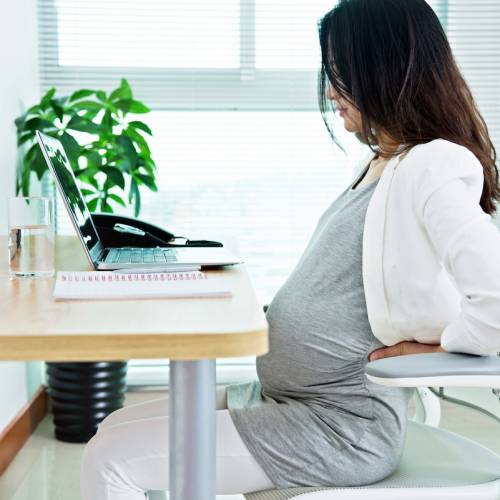 Herniated disc in pregnant women can cause low back and leg pain